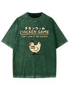 Chicken Game Vintage Washed T-shirt