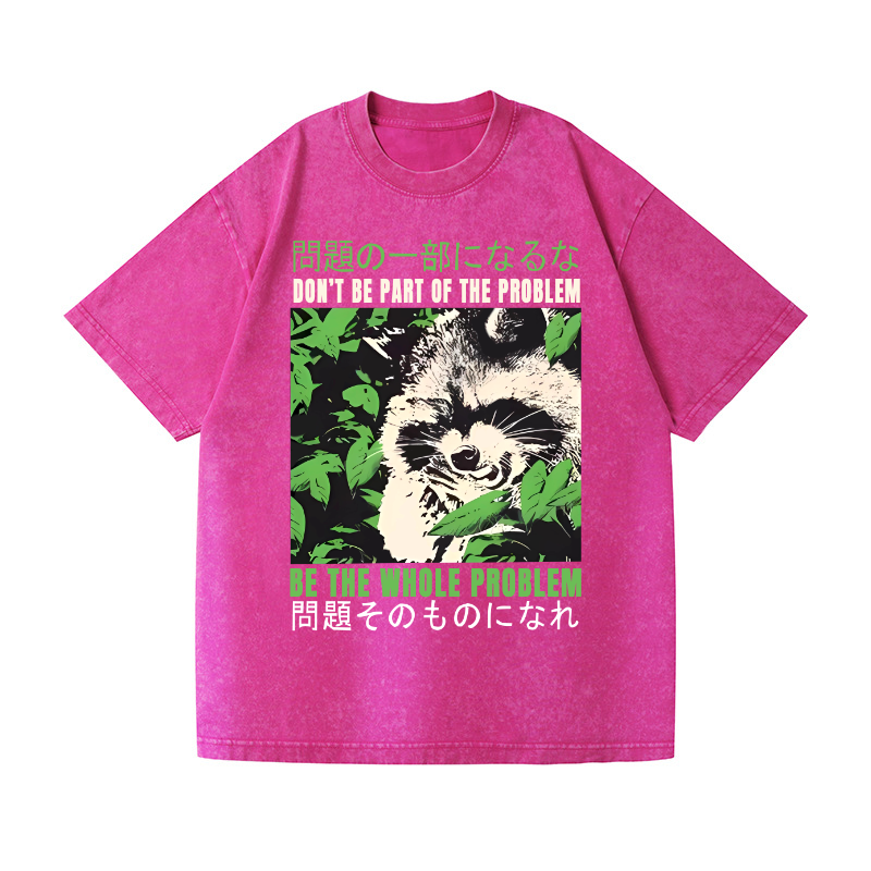 Be the Solution Vintage Wash Japanese Design T-Shirt