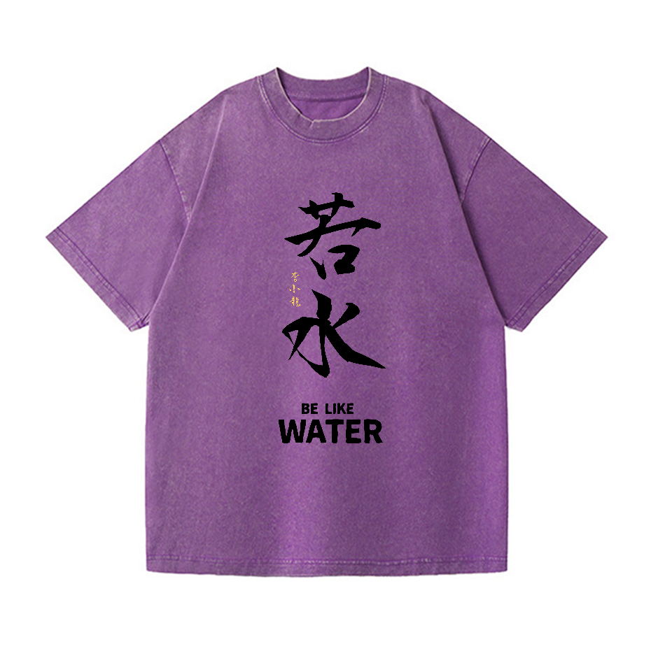 Bruce Lee Water Vintage Wash Japanese Design T-Shirt