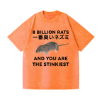 Rat Vintage Wash Japanese Design T-Shirt
