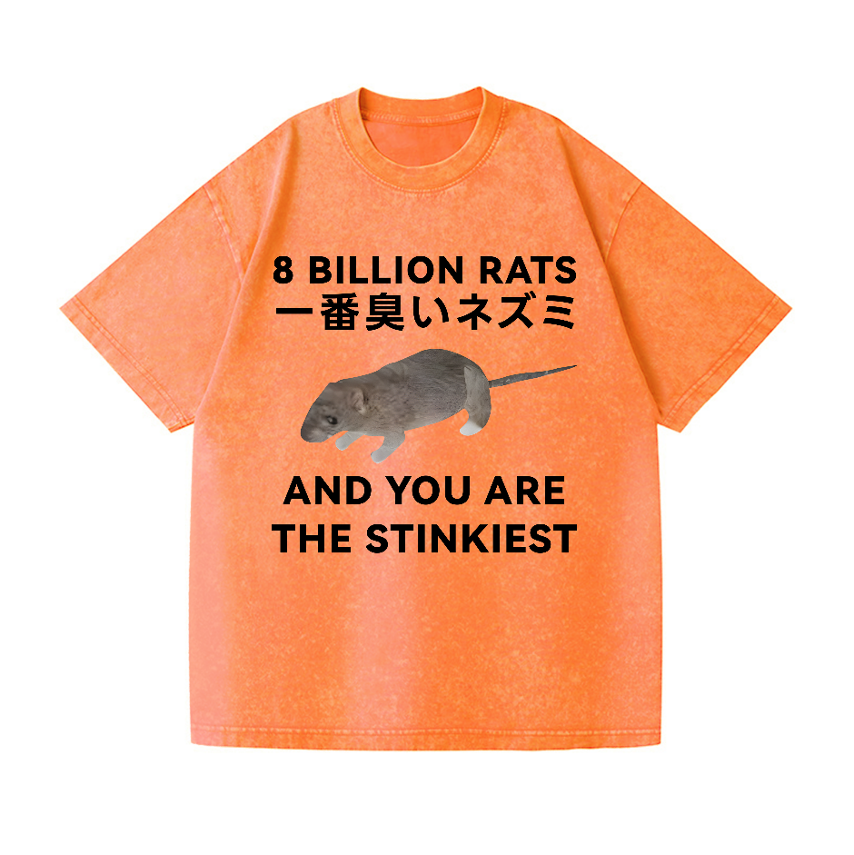 Rat Vintage Wash Japanese Design T-Shirt