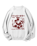 Trippy Horror Cotton Sweatshirt