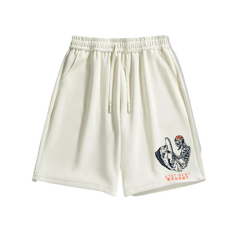 Stay bent Cotton Casual Shorts