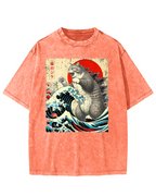 Catzilla Vintage Washed T-shirt