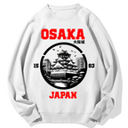 Osaka Castle Geek Cotton Sweatshirt