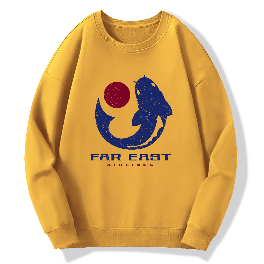 Far Eastern Airlines Cotton Pullover Sweatshirt