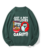 Ramen & Games Cotton Sweatshirt