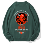 Dotonbiri Octopus Geek Cotton Sweatshirt