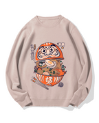 Daruma Ramen Cotton Sweatshirt