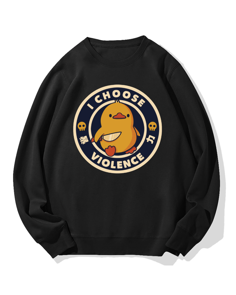 Violent Duck Cotton Sweatshirt