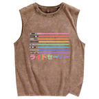 Lightsaber Vintage Distressed Washed Tank Top