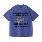 Rat Vintage Wash Japanese Design T-Shirt
