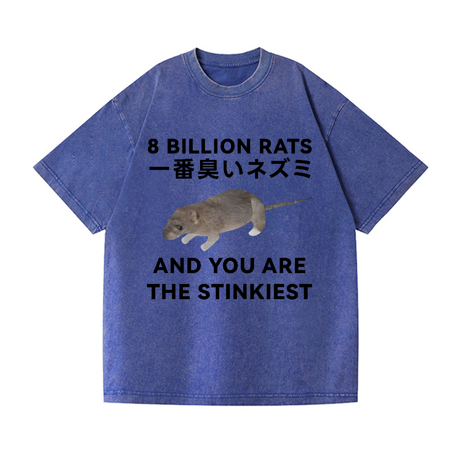 Rat Vintage Wash Japanese Design T-Shirt