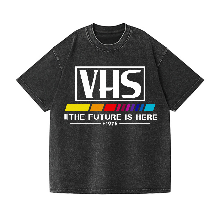 VHS 1976 Vintage Wash Japanese Design T-Shirt