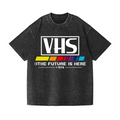 VHS 1976 Vintage Wash Japanese Design T-Shirt