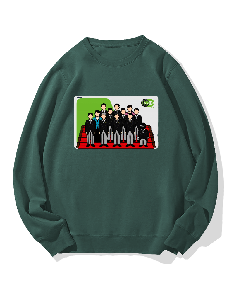 Suica Minister Cotton Sweatshirt