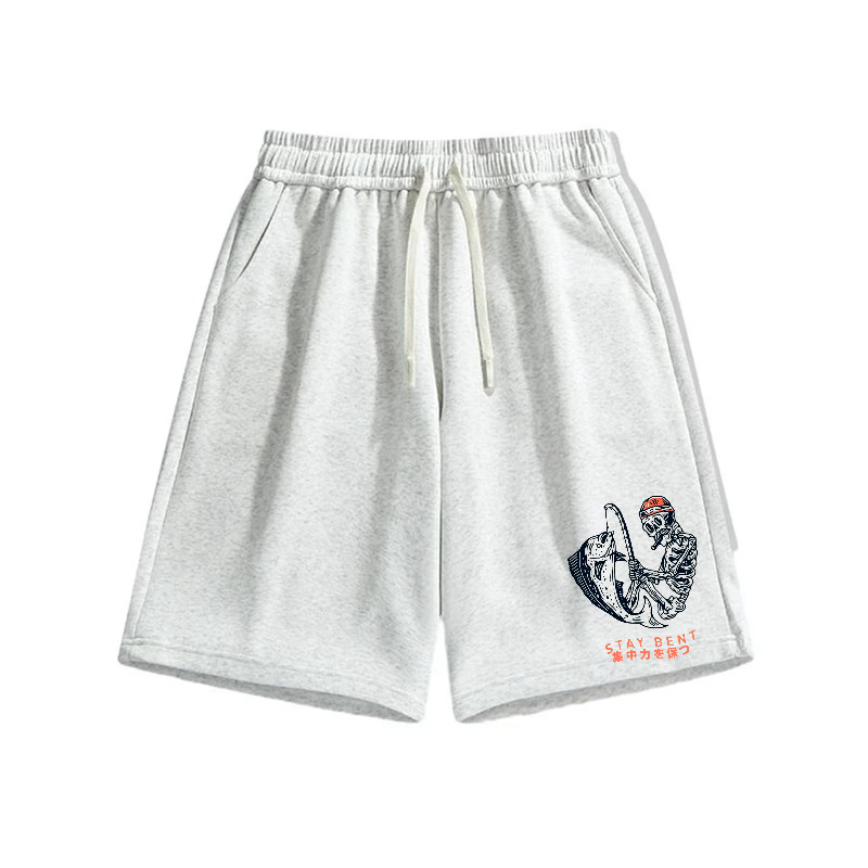 Stay bent Cotton Casual Shorts
