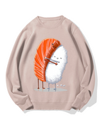 Sushi Hug Cotton Sweatshirt
