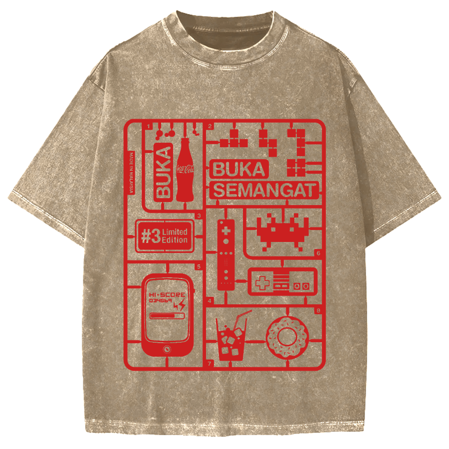 Tokyo Model Panels Vintage Washed T-shirt