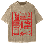 Tokyo Model Panels Vintage Washed T-shirt