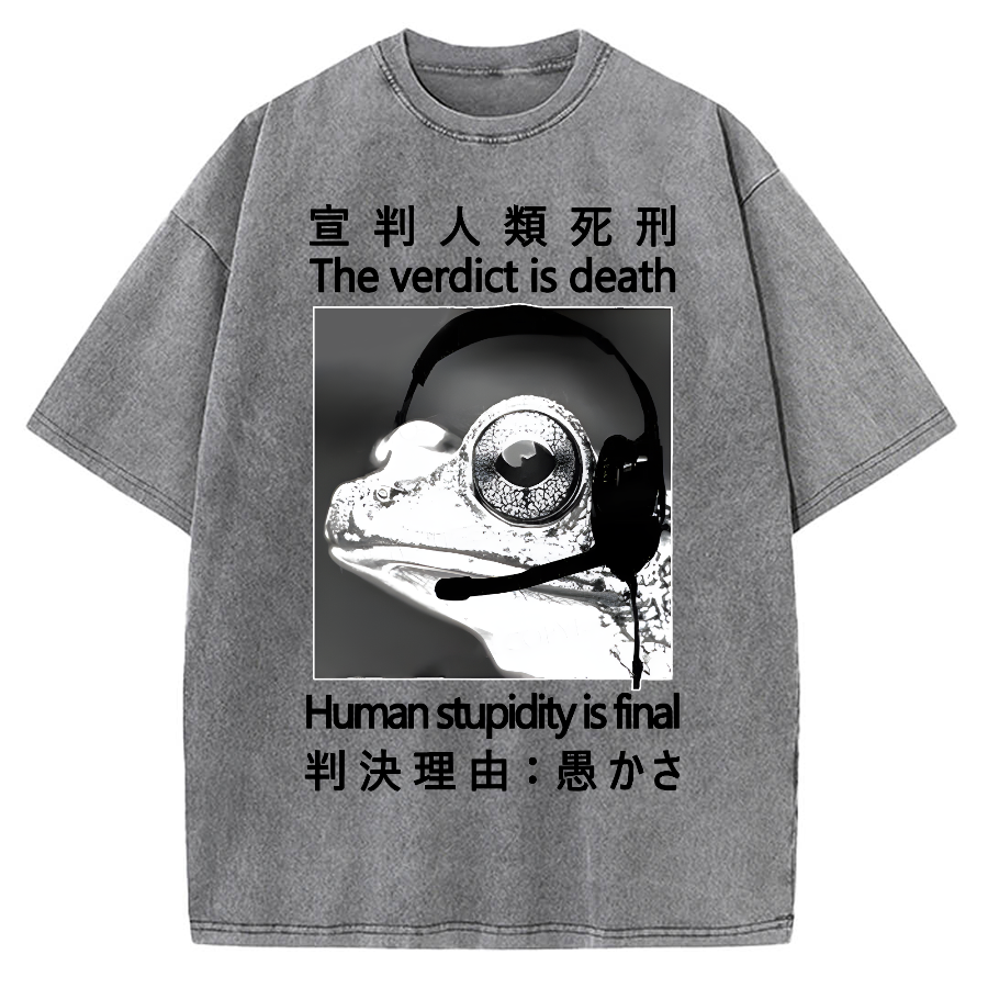 Frog Judge Vintage Washed T-shirt