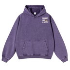 Gecko Vintage Washed Cotton Back Art Hoodie