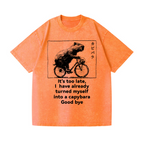 Capybara Vintage Wash Japanese Design T-Shirt