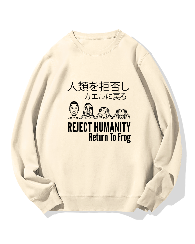 Reject Humanity Return To Frog Cotton Sweatshirt