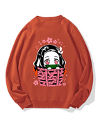 Nezuko Chibi basket Cotton Sweatshirt
