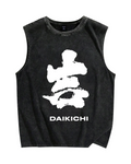 Great fortune Vintage Distressed Washed Tank Top