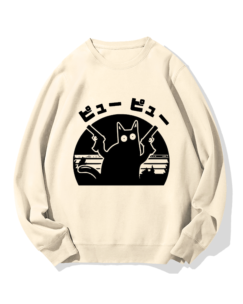 Gunner Cat Cotton Sweatshirt