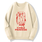 CHEZ PANISSE Cotton Pullover Sweatshirt