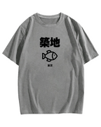 Tokyo Tsukiji Cotton casual T-shirt