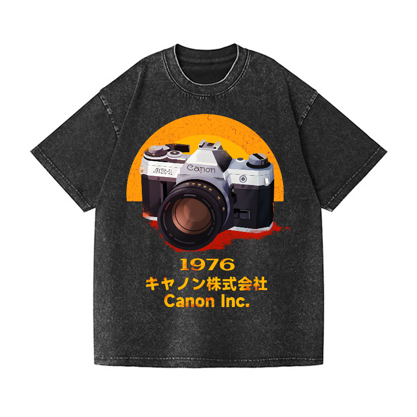 Canon Vintage Wash Japanese Design T-Shirt
