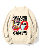 Ramen & Games Cotton Sweatshirt