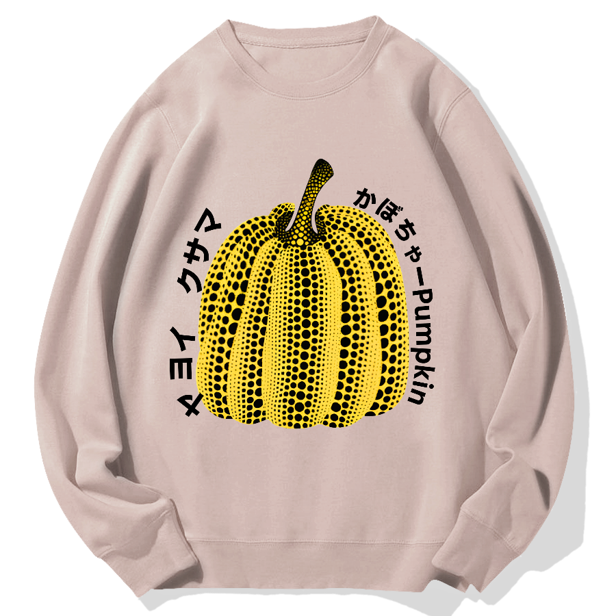 Pumpkin Geek Cotton Sweatshirt