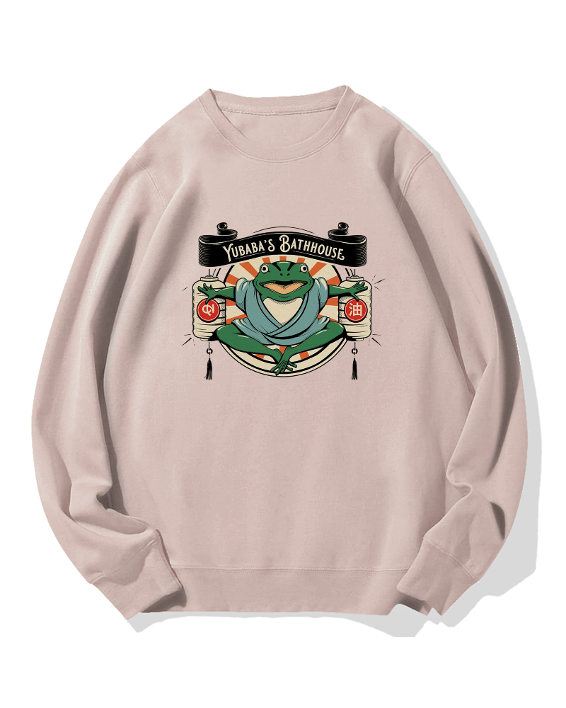 Bathhouse Frog Cotton Sweatshirt