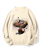 Sushi Chain Saw Massacre Cotton Sweatshirt