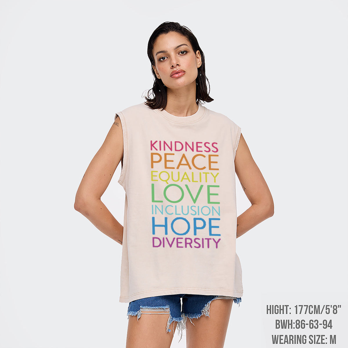 Diversity Inspirational Washed Tanks