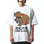 Capybara With Love Cotton casual T-shirt