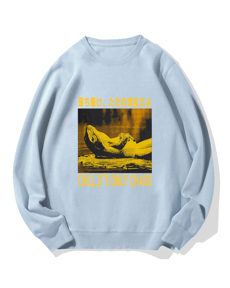 Chill It's Chaos Cotton Sweatshirt