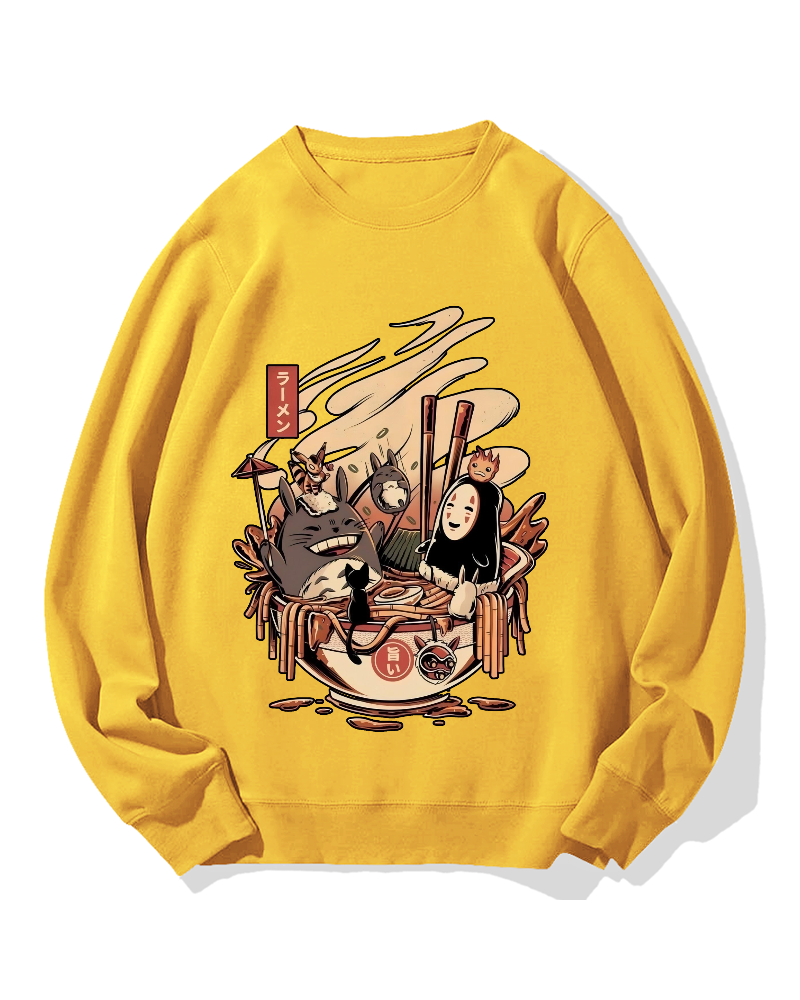 Ramen Pool Party Cotton Sweatshirt