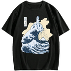 Kanagawa F**k Cotton casual T-shirt
