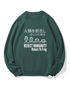 Reject Humanity Return To Frog Cotton Sweatshirt