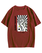 Fun Japanese Octopus Cotton Casual T-shirt