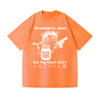 Strawberry Jams Vintage Wash Japanese Design T-Shirt