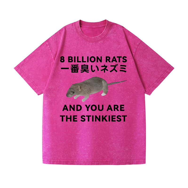 Rat Vintage Wash Japanese Design T-Shirt