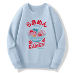 Lamian Noodles Food Art Cotton Pullover Sweatshirt