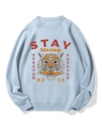 Stay Strong Tiger Cotton Sweatshirt