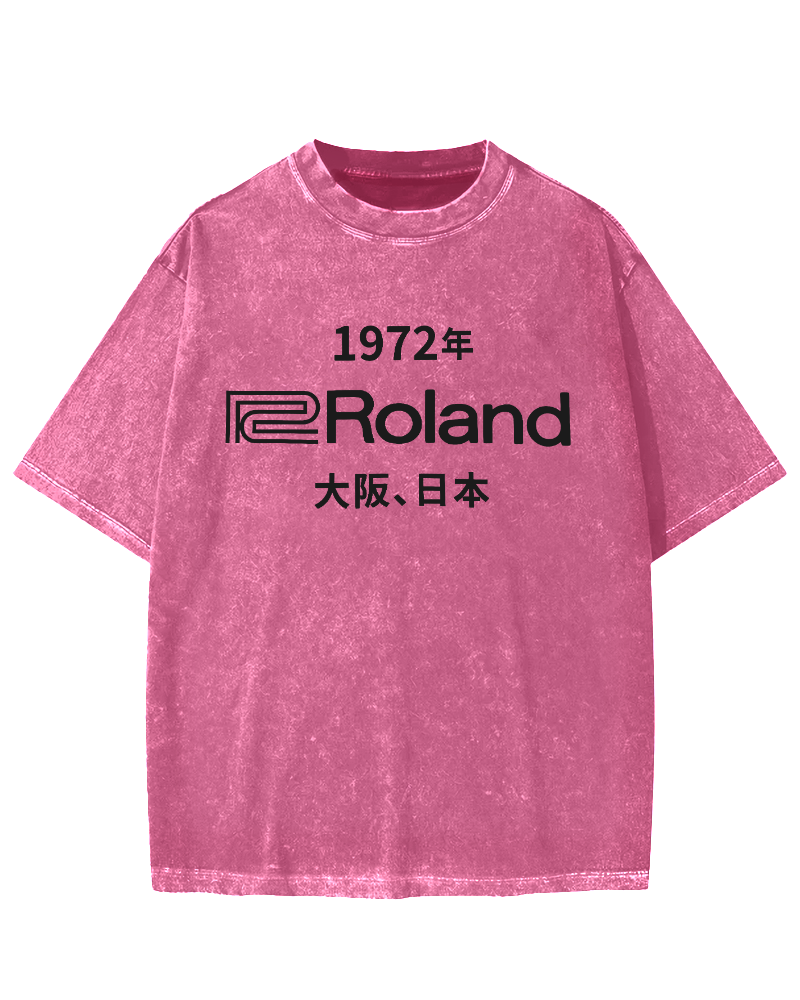 Roland 1972 Osaka Vintage Washed T-shirt